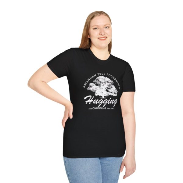 STF "HUGGERS and CHUGGERS" special edition Unisex Softstyle T-Shirt (dark) - Image 17